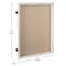 Flash Furniture Peyton 18x24 Shadow Box Display Case with Linen Liner, 8 Push Pins and Solid Pine Wood Frame in Whitewash HMHD-23M012YBN-WHTWSH-1824-GG - alternate 9